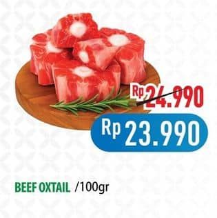 Promo Harga Oxtail Cut per 100 gr - Hypermart