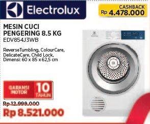 Promo Harga Electrolux EDV854J3WB/WH | Ultimate Care 300 venting dryer  - COURTS