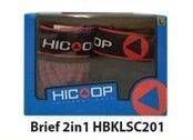 Promo Harga HICOOP Celana Dalam Pria HBKL-SC201 2 pcs - Hari Hari