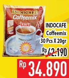 Promo Harga Indocafe Coffeemix per 30 sachet 20 gr - Hypermart