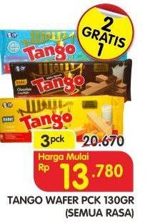 Promo Harga TANGO Long Wafer All Variants 130 gr - Superindo