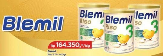 Promo Harga BLEMIL Riso 3 400 gr - TIP TOP