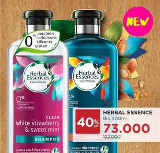 Promo Harga HERBAL ESSENCE Shampoo 400 ml - Watsons