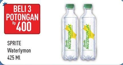 Promo Harga SPRITE Waterlymon per 3 botol 425 ml - Hypermart