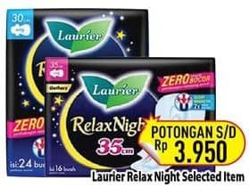 Promo Harga Laurier Relax Night 16 pcs - Hypermart