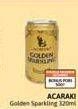 Promo Harga Acaraki Golden Sparkling 320 ml - Alfamidi