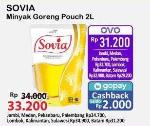 Promo Harga Sovia Minyak Goreng 2000 ml - Alfamart