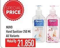Promo Harga NUVO Hand Sanitizer All Variants 250 ml - Hypermart