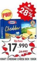 Promo Harga Kraft Cheese Cheddar 150 gr - Superindo