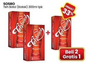 Promo Harga Sosro Teh Botol Original 330 ml - Indomaret