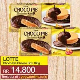 Promo Harga Lotte Chocopie Marshmallow Cheese per 6 pcs 28 gr - Yogya