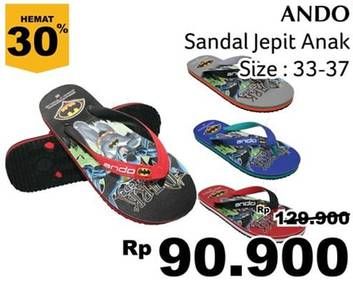 Promo Harga ANDO Sandal Anak  - Giant
