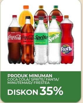 Promo Harga Coca Cola/Fanta/Sprite/Frestea Minuman Teh/Minute Maid Pulpy  - Yogya