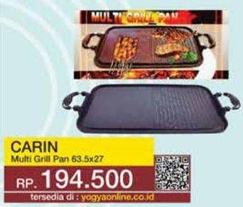 Promo Harga Carin Multi Grill Pan 63.5 X 27  - Yogya