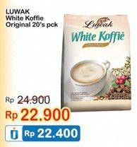 Promo Harga Luwak White Koffie Original 20 sachet - Indomaret