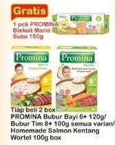 Promo Harga PROMINA Bubur Bayi 6+/Bubur Tim 8+/Bubur Bayi Homemade  - Indomaret