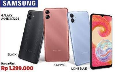 Promo Harga Samsung Galaxy A04e Smartphone 3+32 GB  - COURTS