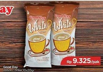 Promo Harga Good Day White Coffee per 10 sachet 20 gr - TIP TOP