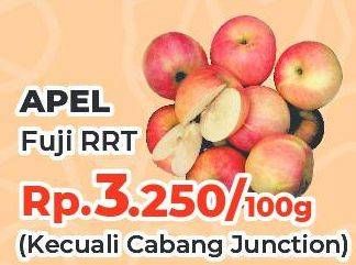 Promo Harga Apel Fuji RRT per 100 gr - Yogya