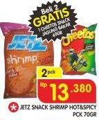 Promo Harga JETZ Shrimp Hot Spicy per 2 pouch 70 gr - Superindo