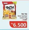 Promo Harga TIC TIC Snack Crunchy Stick Bawang Saos Pedas Mantap 65 gr - Alfamidi