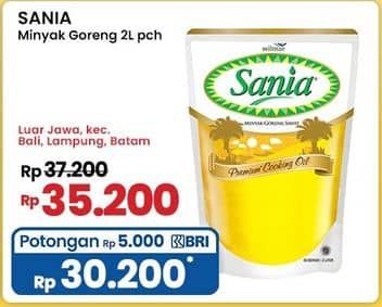 Promo Harga Sania Minyak Goreng 2000 ml - Indomaret