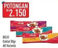 Promo Harga Delfi Chocolate All Variants 50 gr - Hypermart