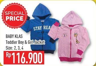 Promo Harga BABY KLAS Toddler Boy & Girl Jacket 2, 3, 4  - Hypermart
