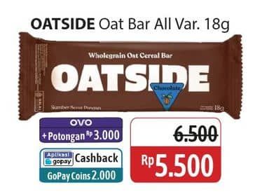 Promo Harga Oatside Crunch Bar All Variants 18 gr - Alfamidi