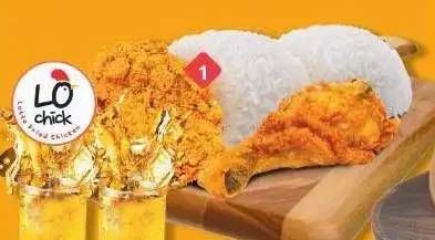 Promo Harga LO CHICK Paket Berdua (2 Nasi + 2 Ayam + 2 Minum)  - LotteMart