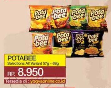 Promo Harga Potabee Snack Potato Chips All Variants 33 gr - Yogya