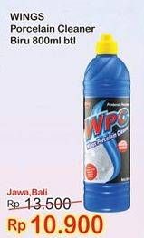 Promo Harga WPC Pembersih Porselen Biru 800 ml - Indomaret