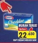 Promo Harga Kraft Cheese Cheddar 160 gr - Superindo