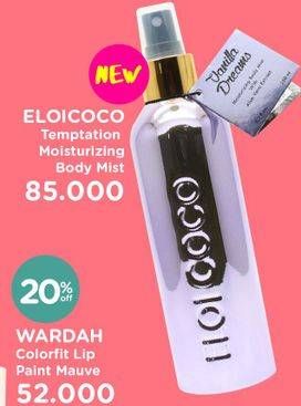 Promo Harga ELOICOCO Temptation Moisturizing Body Mist  - Watsons
