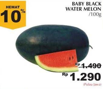 Promo Harga Semangka Baby Black per 100 gr - Giant