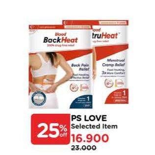 Promo Harga Ps Love Non-medicated Heat Relief  - Watsons