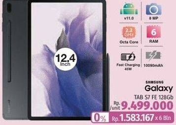 Promo Harga Samsung Galaxy Tab S7 FE 5G  - LotteMart