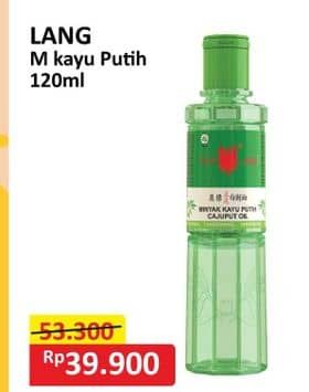 Promo Harga Cap Lang Minyak Kayu Putih 120 ml - Alfamart