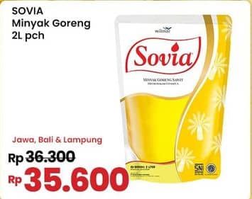 Promo Harga Sovia Minyak Goreng 2000 ml - Indomaret