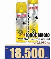 Promo Harga Force Magic Insektisida Spray Lemon 400 ml - Hari Hari