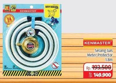 Promo Harga KENMASTER Selang Gas Paket + Protector 1.8M 1 pcs - Lotte Grosir