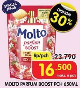 Promo Harga Molto Parfum Boost All Variants 650 ml - Superindo