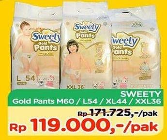 Promo Harga Sweety Gold Pants M60, L54, XL44, XXL36  - TIP TOP