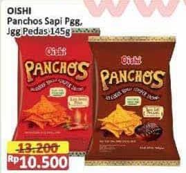 Promo Harga Oishi Panchos Sapi Panggang, Jagung Pedas 145 gr - Alfamart