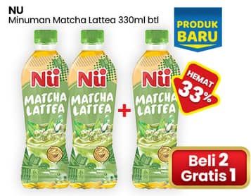 Promo Harga NU Matcha Lattea 330 ml - Indomaret