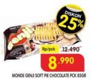 Promo Harga Monde Genji Pie Soft Chocolate 85 gr - Superindo