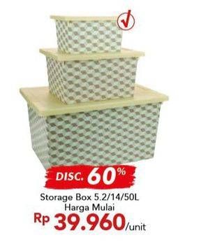 Promo Harga Storage Box  - Carrefour