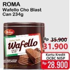 Promo Harga ROMA Wafello Choco Blast 234 gr - Alfamart