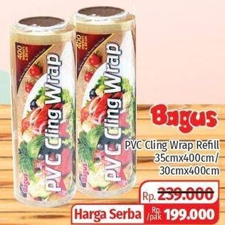 Promo Harga BAGUS PVC Cling Wrap 30cm X 400m  - Lotte Grosir