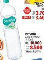 Promo Harga Pristine 8 Air Mineral 1500 ml - LotteMart